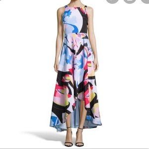 •WO• Nicole Miller Strapless Cut-Out Back Dress